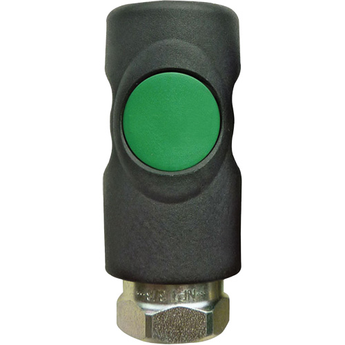 TOPQUIK S1 Ultraflo 7.8 mm Quick Coupler, Polyester Composite/Stainless Steel, 1/4", Female NPT, 174 PSI Haskins Industrial Inc.