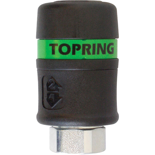 Raccord rapide TOPQUIK Ultraflo 7,8 mm, Composite en polyester, 3/8", NPT femelle, 174 PSI Haskins Industrial Inc.