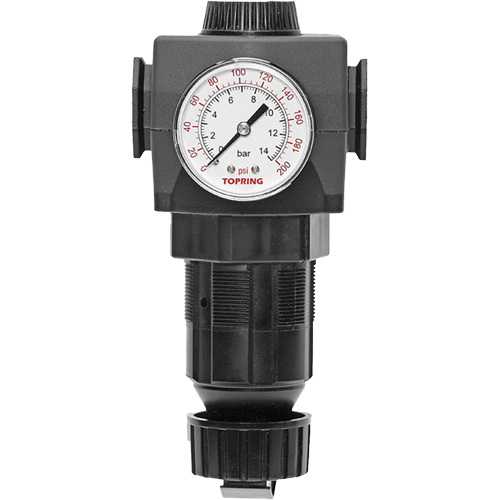 MODULAIR 400 Zinc Diaphragm Regulator, 1/2" NPT, 300 psi Max. PSI, In Line/Modular Haskins Industrial Inc.