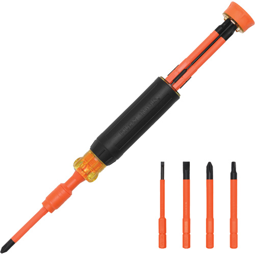 4-in-1 Insulated Multi-Bit Screwdriver Haskins Industrial Inc.