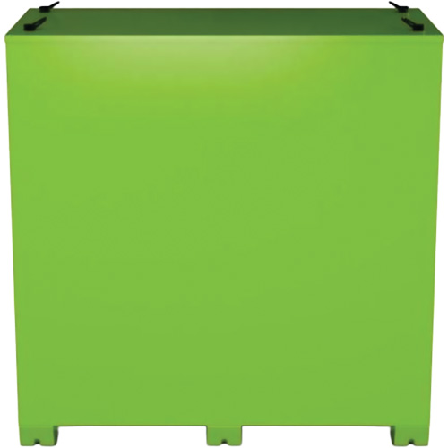 Armoire de rangement d'&eacute;PI sur place, Acier, Vert lime haute visibilit&eacute; Haskins Industrial Inc.