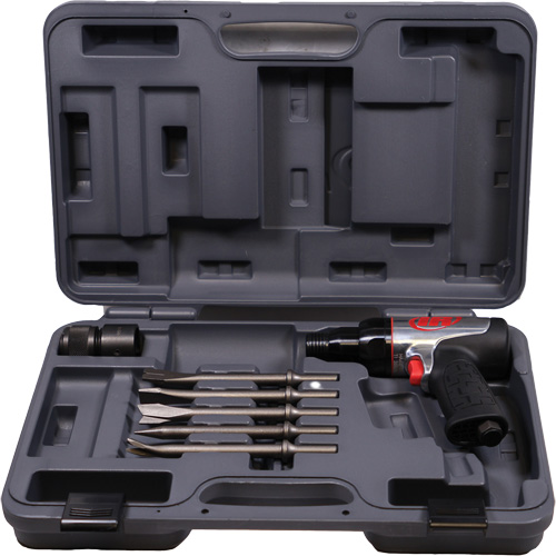Marteau pneumatique robuste avec burins, 16,2 pi³/min, 1/4" NPT, 3330 coups/min, 3/4" x 2-1/2" (19,05 mm x 63,5 mm) Haskins Industrial Inc.