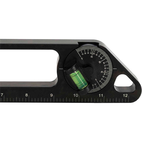 Level, 1' L, Aluminum, 3, Magnetic Haskins Industrial Inc.