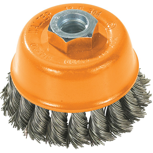Brosse-boisseau, 3" dia. x 5/8"-11 arbre Haskins Industrial Inc.