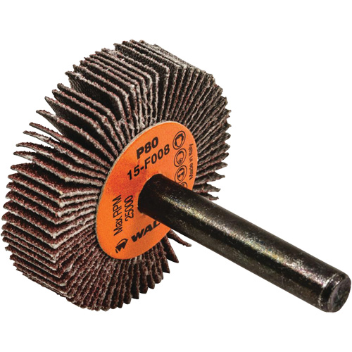 Flap Wheels-Coolcut Flap Wheels, Aluminum Oxide, 80 Grit, 1-1/2" x 3/8" x 1/4" Haskins Industrial Inc.