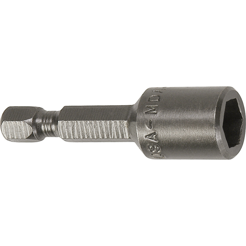 Nutsetter For Metric Sheet Metal Screws, 8 mm Tip, 1/4" Drive, 31.8 mm L, Magnetic Haskins Industrial Inc.