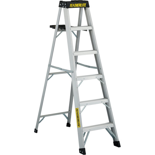 3400 Series Industrial Extra Heavy-Duty Step Ladder, 6', Aluminum, 300 lbs. Capacity, Type 1A Haskins Industrial Inc.