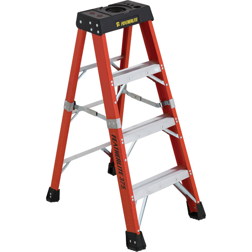 Industrial Extra Heavy-Duty Stepladders (6800 AA Series), 4', Fibreglass, 375 lbs. Capacity, Type 1AA Haskins Industrial Inc.