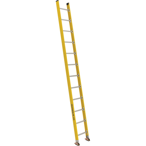 Industrial Extra Heavy-Duty Straight Ladders (5600 Series), 12', Fibreglass, 375 lbs., CSA Grade 1AA Haskins Industrial Inc.
