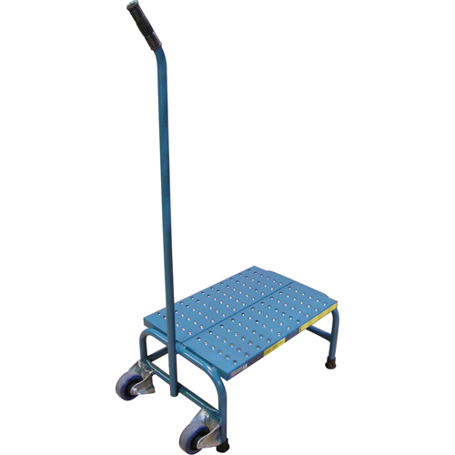 Escabeaux roulants Tilt-N-Roll, 1 marche(s), 16" l x 29" la x 12" h, Capacit&eacute; 300 lb Haskins Industrial Inc.