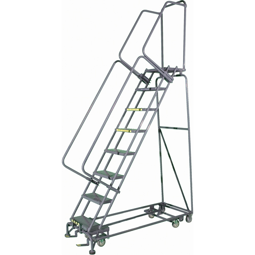 All Directional Ladders, 11 Steps, 24" Step Width, 110" Platform Height, Steel Haskins Industrial Inc.