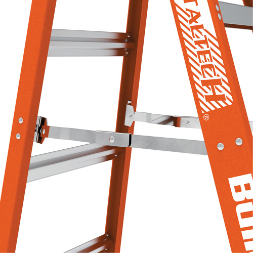 Step Ladder, 10', Fibreglass, 375 lbs. Capacity, Type 1AA Haskins Industrial Inc.