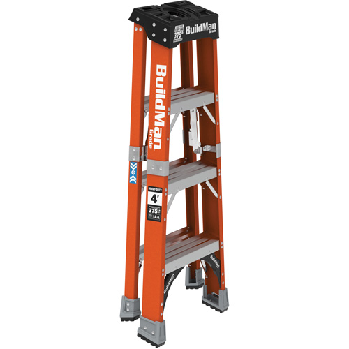 Step Ladder, 4', Fibreglass, 375 lbs. Capacity, Type 1AA Haskins Industrial Inc.