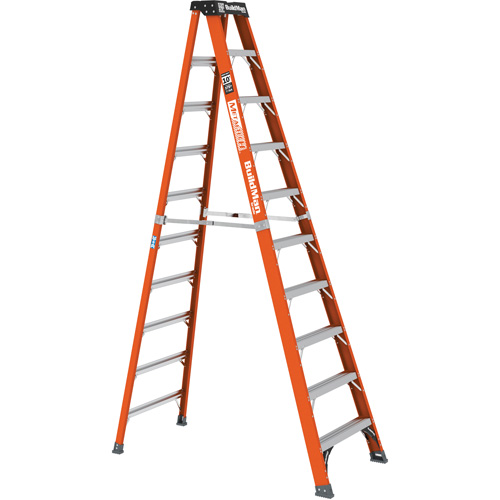 Step Ladder, 10', Fibreglass, 375 lbs. Capacity, Type 1AA Haskins Industrial Inc.