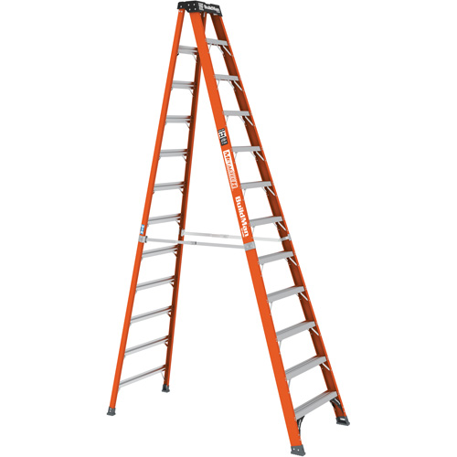 Step Ladder, 12', Fibreglass, 375 lbs. Capacity, Type 1AA Haskins Industrial Inc.
