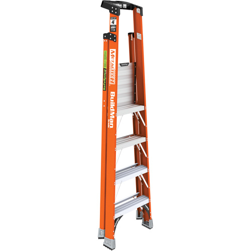 Safespace Platform Step Ladder, 4', 300 lbs. Cap. Haskins Industrial Inc.