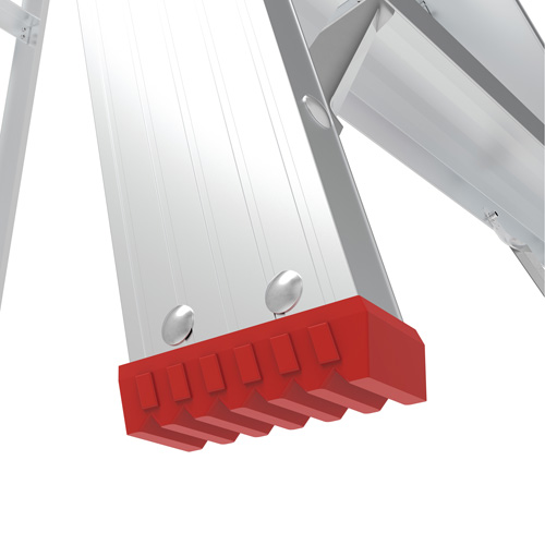 Step Ladder with Paint Tray, 4', Aluminum, 200 lbs. Capacity, Type 3 Haskins Industrial Inc.