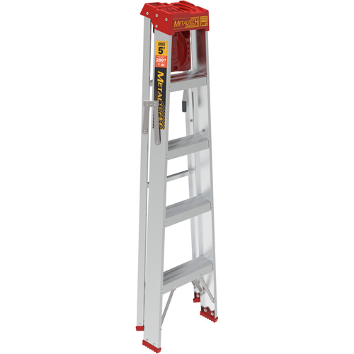 Step Ladder with Paint Tray, 5', Aluminum, 200 lbs. Capacity, Type 3 Haskins Industrial Inc.