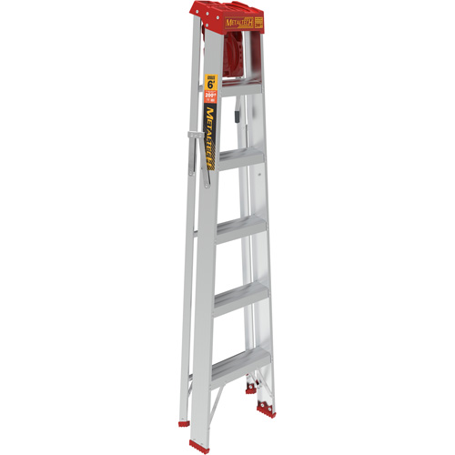 Step Ladder with Paint Tray, 6', Aluminum, 200 lbs. Capacity, Type 3 Haskins Industrial Inc.