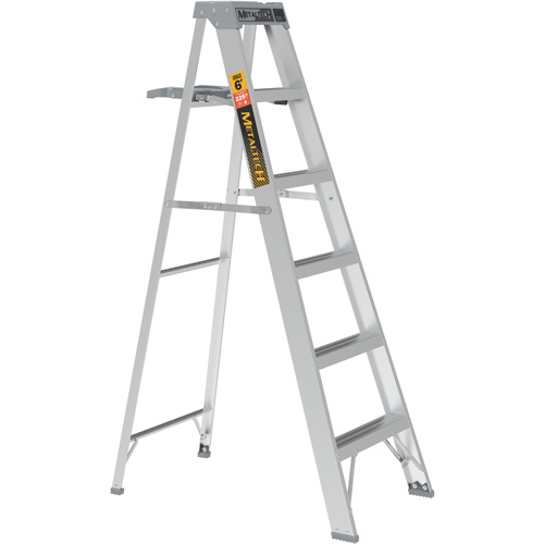 Step Ladder with Paint Tray, 6', Aluminum, 225 lbs. Capacity, Type 2 Haskins Industrial Inc.