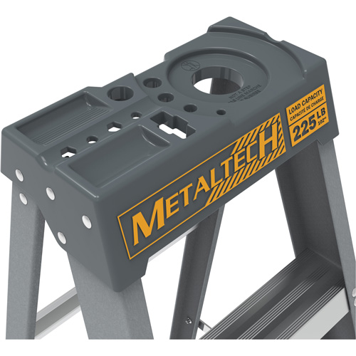 Step Ladder with Paint Tray, 6', Fibreglass, 225 lbs. Capacity, Type 2 Haskins Industrial Inc.