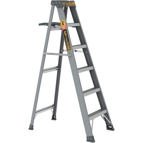 Step Ladder with Paint Tray, 6', Fibreglass, 225 lbs. Capacity, Type 2 Haskins Industrial Inc.