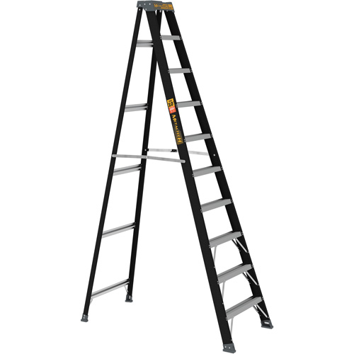 Step Ladder, 10', Fibreglass, 250 lbs. Capacity, Type 1 Haskins Industrial Inc.