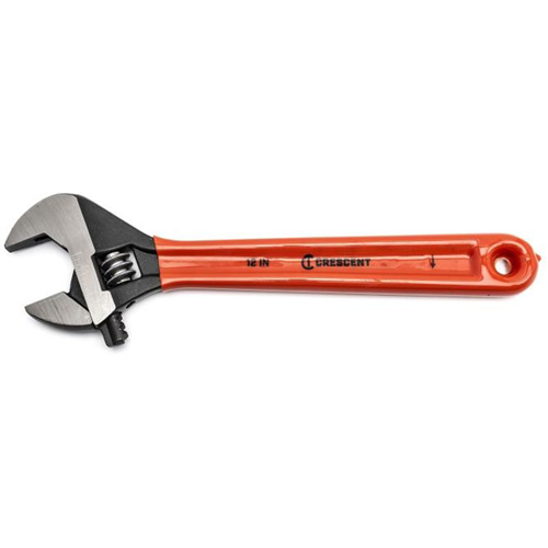 Crescent Adjustable Wrenches, 12" L, 1-1/2" Max Width, Black Haskins Industrial Inc.