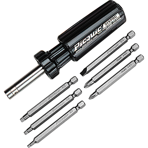 Sixpac Plus Multi-Bit Screwdrivers Haskins Industrial Inc.