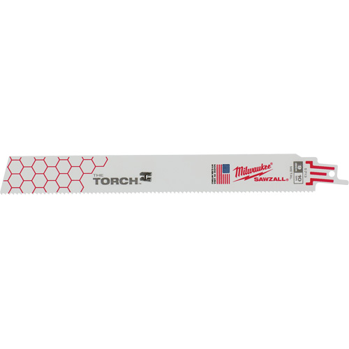 The Torch Sawzall&reg; Blades, Bi-Metal, 10 TPI, 9" L x 1" W Haskins Industrial Inc.