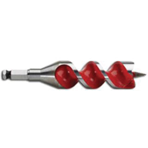 Longue m&egrave;che h&eacute;licoidale pour perceuse, Diam&egrave;tre de 1-1/4, Cannelure 4", Tige 7/16" hexagonal Haskins Industrial Inc.