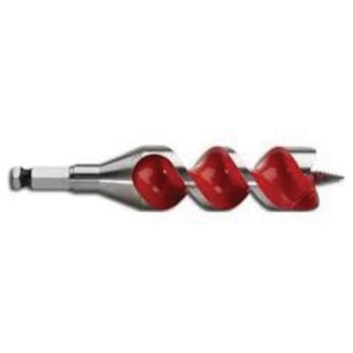 Longue m&egrave;che h&eacute;licoidale pour perceuse, Diam&egrave;tre de 1-1/2", Cannelure 4", Tige 7/16" hexagonal Haskins Industrial Inc.