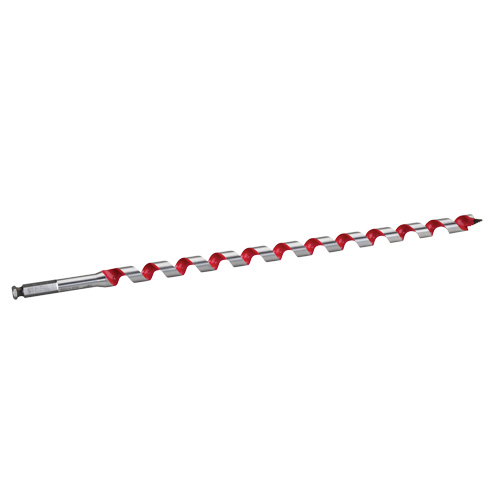 Longue m&egrave;che h&eacute;licoidale pour perceuse, Diam&egrave;tre de 3/4", Cannelure 15", Tige 7/16" hexagonal Haskins Industrial Inc.