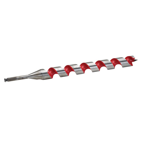 Longue m&egrave;che h&eacute;licoidale pour perceuse, Diam&egrave;tre de 1-1/2", Cannelure 15", Tige 7/16" hexagonal Haskins Industrial Inc.