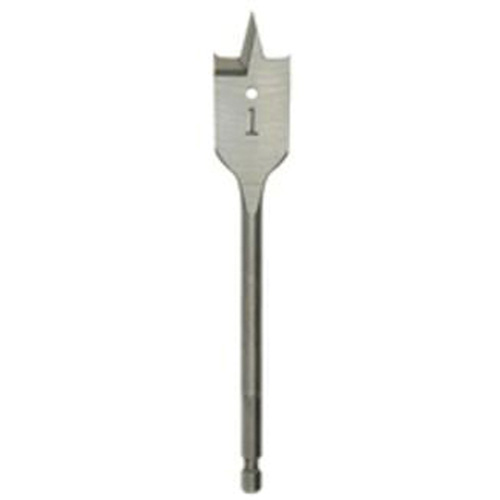 Flat Boring Bit, 7/16" Diameter, 1/4" Hex Shank, 6" Length Haskins Industrial Inc.