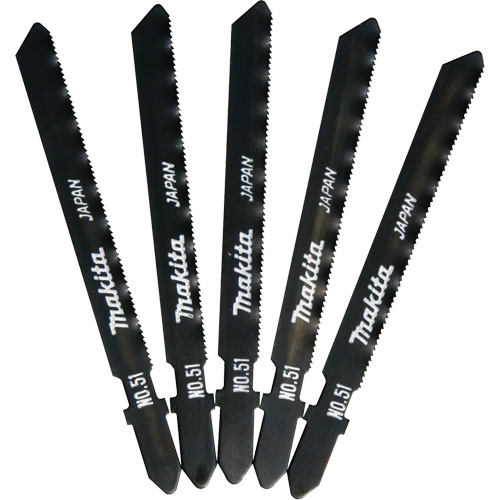 Lame de scie sauteuse, Acier rapide, Tige en T, 3-1/2" lo, 24 dents par pouce Haskins Industrial Inc.