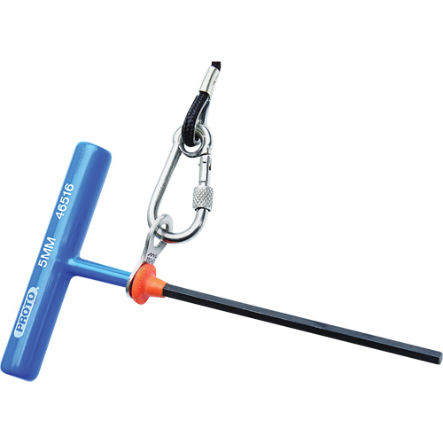 Cl&eacute; hexagonale m&eacute;trique, embout Hexagonale, 2,5 mm x 6" lo, Poign&eacute;e en T Haskins Industrial Inc.