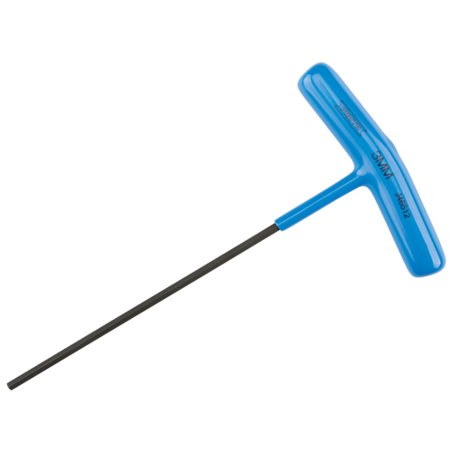 Cl&eacute; hexagonale m&eacute;trique, embout Hexagonale, 3 mm x 6" lo, Poign&eacute;e en T Haskins Industrial Inc.