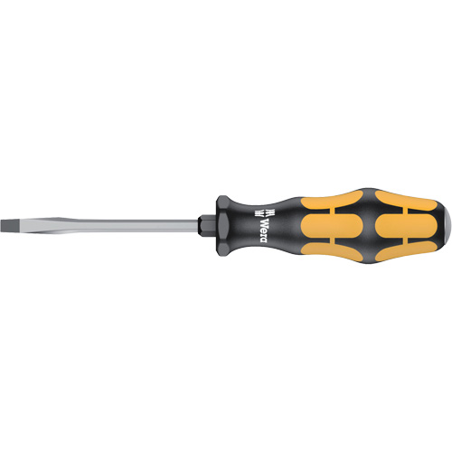 Slotted Demolition Screwdriver, 3/16", 7-3/8" L, Plastic Handle Haskins Industrial Inc.