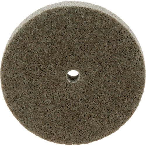 Disque unitaris&eacute; Standard Abrasives, 3" x 1/2", Arbre de 1/4", Grain de Moyen, Oxyde d'aluminium Haskins Industrial Inc.