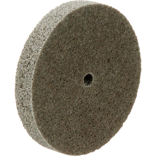 Disque unitaris&eacute; Standard Abrasives, 3" x 1/2", Arbre de 1/4", Grain de Moyen, Oxyde d'aluminium Haskins Industrial Inc.