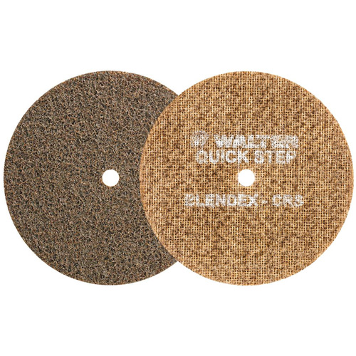 Disque de pr&eacute;paration de surface QUICK-STEP BLENDEX, 5" dia., Grain Cors&eacute;, Oxyde d'aluminium Haskins Industrial Inc.