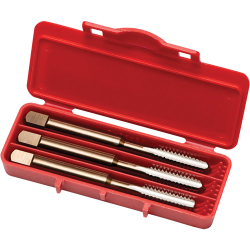 General Purpose Hand Tap Set, High Speed Steel, 1/2"-13 Thread Haskins Industrial Inc.