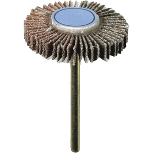 M&egrave;che de ponçage &agrave; roue &agrave; lamelles 3/16" - grain 120 Haskins Industrial Inc.