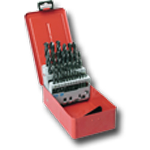 Jobber Drill Bit Countertop Display Case, 345 Pieces, High Speed Steel Haskins Industrial Inc.