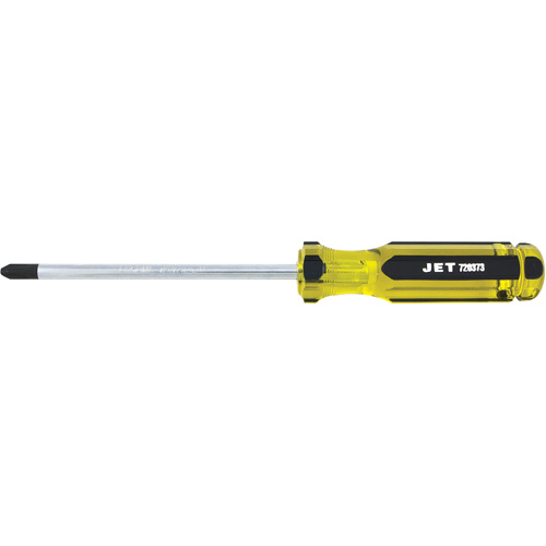 Phillips Jumbo Handle Screwdriver, #3, 6" L, Plastic/Steel/Aluminium/Wood/Cushion Grip/Magnetic/ESD-Safe Handle Haskins Industrial Inc.