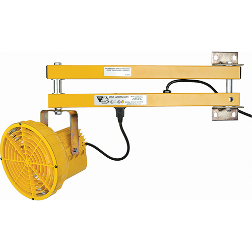 Dock Lights, 24" Arm, 50 W, High Pressure Sodium Lamp, Polycarbonate Haskins Industrial Inc.