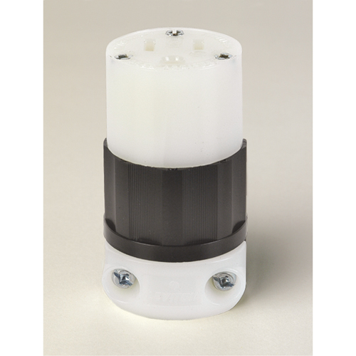 Grounding Straight Blade Connector, 5-15R, Nylon Haskins Industrial Inc.