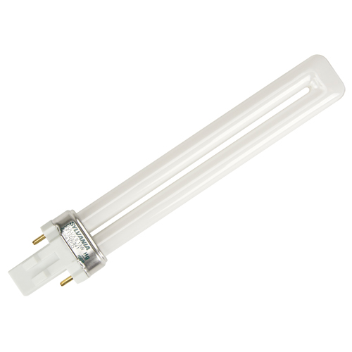 Dulux&reg; Compact Fluorescent, 800, 13 W, 4100 K, GX23 Base, 12000 hrs. Haskins Industrial Inc.