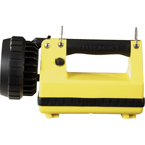 E-Flood&reg; LiteBox&reg; Lantern, LED, 615 Lumens, 8 Hrs. Run Time, Rechargeable Batteries, Included Haskins Industrial Inc.